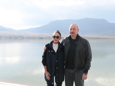 Xaçınçay su anbarı istifadəyə verildi - FOTOLAR