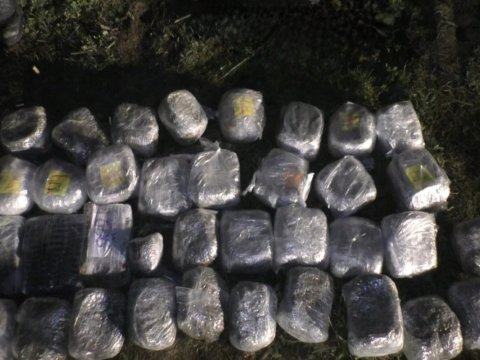 Dərədən 18 kiloqram narkotik tapıldı