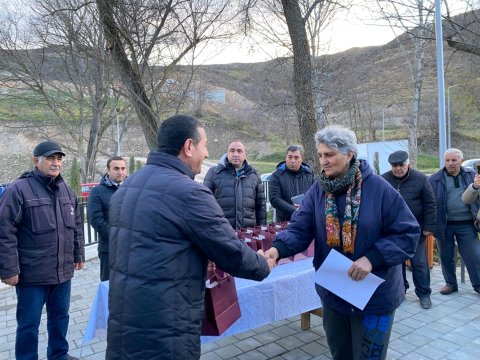 Zabuxa köçənlərə evlərinin açarları təqdim edildi 