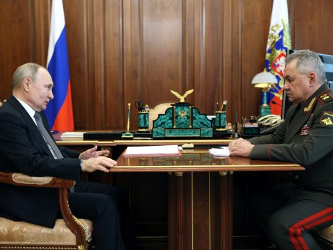 Şoyqu Putinə məruzə etdi: Ukrayna “Novoçerkask”ı vurdu