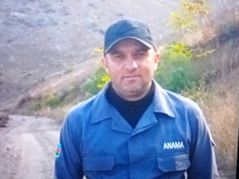 Ağdamda minaya düşən Zaurun FOTOSU