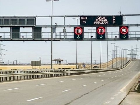Zığ yolunda sürət həddi endirildi