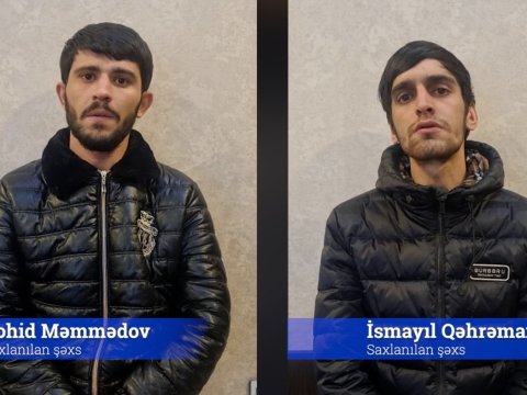 Bakıda sərxoş şəxsə qarşı soyğunçuluq etdilər - VİDEO