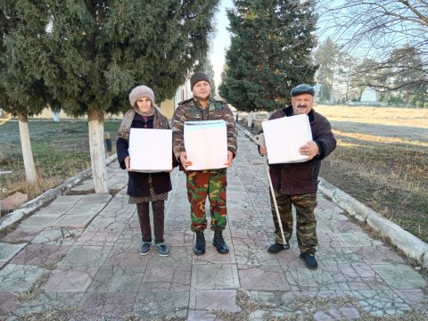 Deputat şəhid və qazi ailələrinə bayram sovqatları göndərdi - FOTOLAR