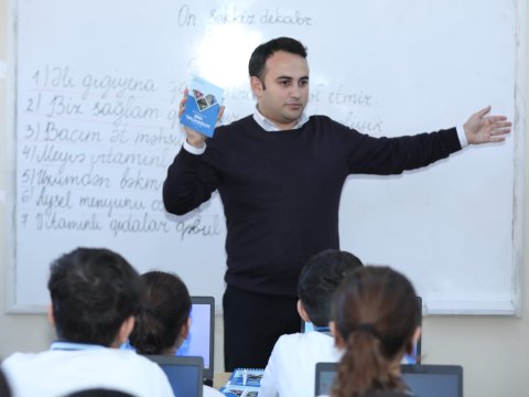 Mina təhlükəsinə dair interaktiv təlim keçirilib - FOTO
