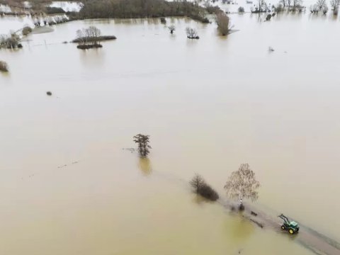 Almaniya daşqından əziyyət çəkir