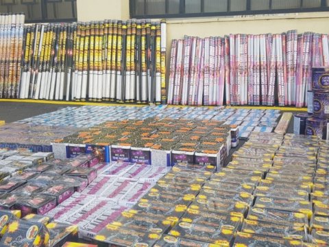Bərdədə 300 min manat dəyərində pirotexniki vasitələr aşkarlandı