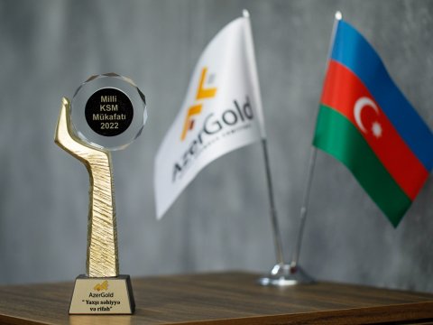 “AzerGold” növbəti dəfə Milli KSM Mükafatına layiq görüldü