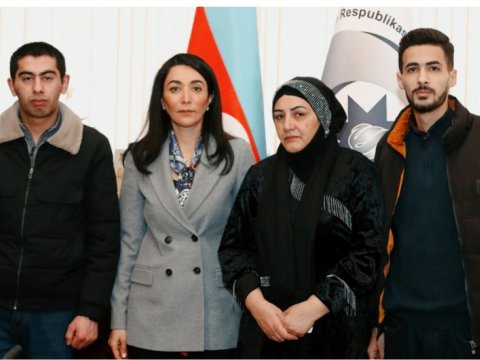 Ombudsman Aqşin və Hüseynlə görüşdü 