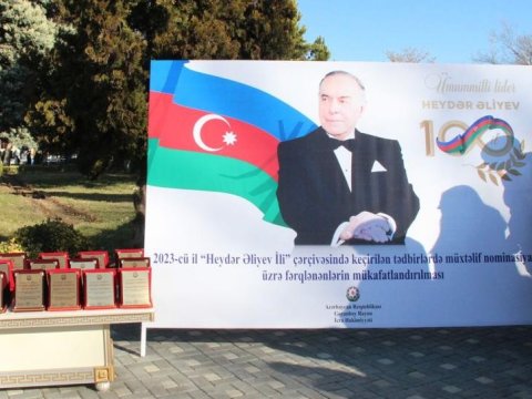 Goranboyda “Heydər Əliyev ili” çərçivəsində bayram tədbiri keçirildi - FOTOLAR