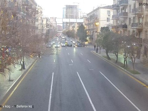 Paytaxtın bir küçəsində hərəkətə məhdudiyyət qoyuldu