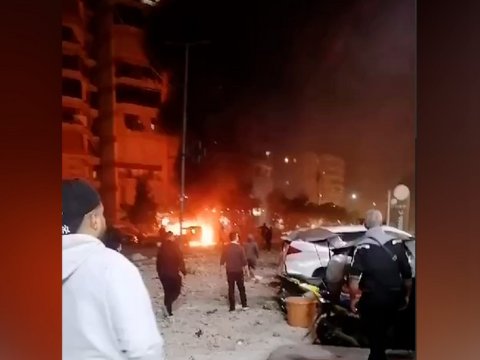 İsrail Beyrutu vurdu - Ölənlər var 