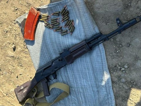 Gəncə sakinindən avtomat götürüldü