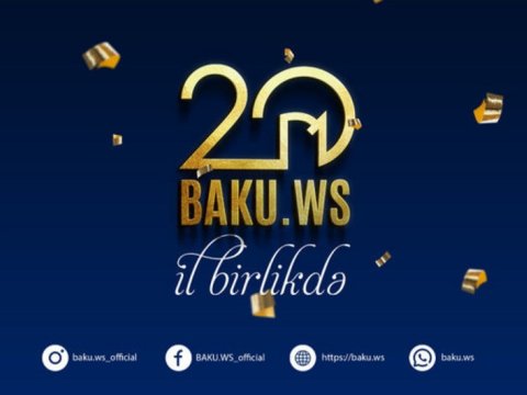 Baku.ws xəbər portalının 20 yaşı tamam olur