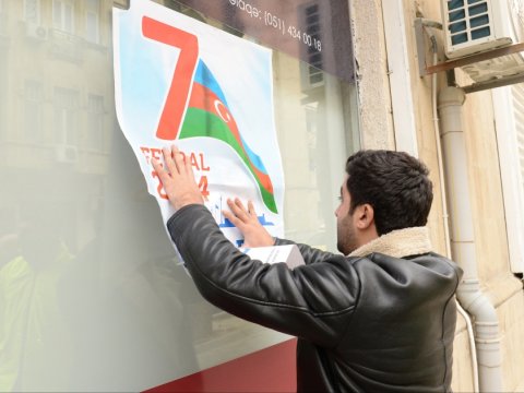 Seçkilərdə təşviqat materialları üçün yerlər müəyyən edildi
