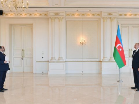 Yeni səfir İlham Əliyevin qəbulunda