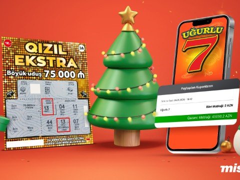 “Azərlotereya” yeni ilə böyük uduşlarla BAŞLADI