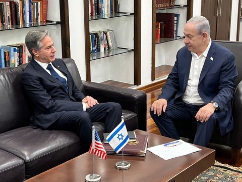 Blinken Netanyahu ilə görüşdü