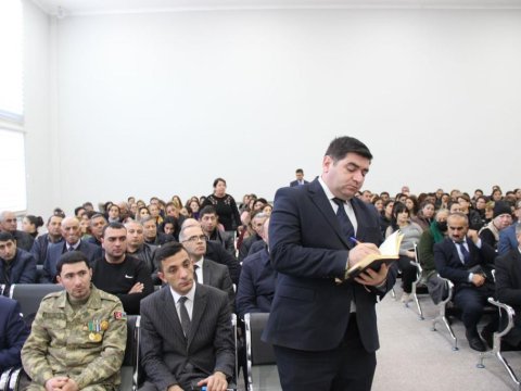 Goranboy şəhərində səyyar qəbul keçirilib
