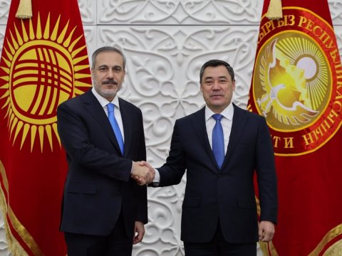 Qırğızıstan Prezidenti Hakan Fidanı qəbul edib