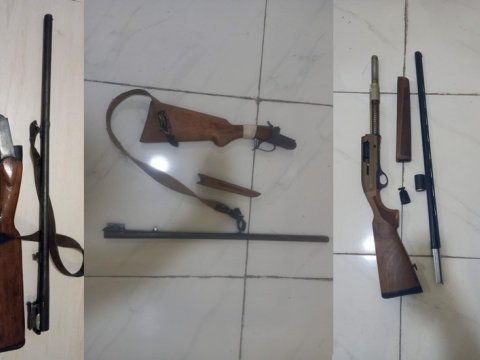 Qanunsuz silahlarını polisə təhvil verdilər 