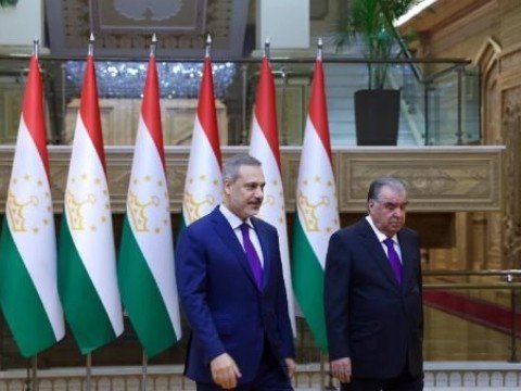 Hakan Fidan Tacikistan prezidenti ilə görüşdü