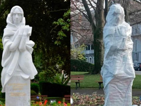 Ziyalılar Fransada Natəvanın heykəlinin aşağılanmasını pisləyib