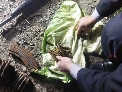 Odlu silah-sursat gizlədən şəxs saxlanıldı
