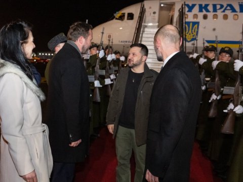 Zelenski Estoniyada səfərdədir