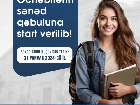UNEC-də təhsil almaq istəyən əcnəbilər üçün sənəd qəbuluna start verildi