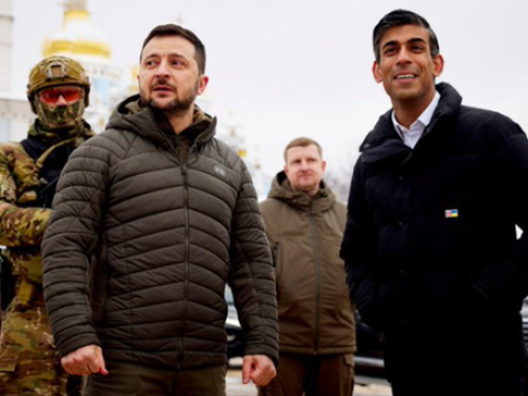 Zelenski-Sunak görüşündən GÖRÜNTÜLƏR