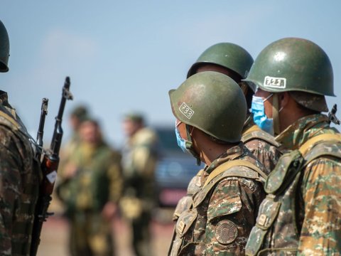 Erməni hərbçi itkin düşdü