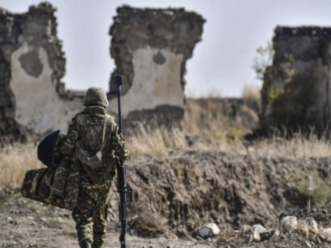 İtkin düşən erməni hərbçisinin meyiti tapıldı - YENİLƏNİB