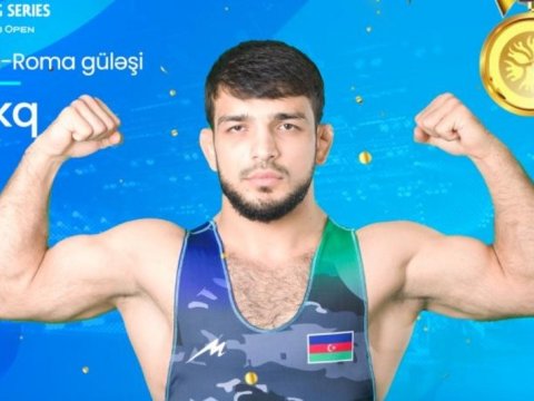 Güləşçimiz Xorvatiyada qızıl medal qazandı