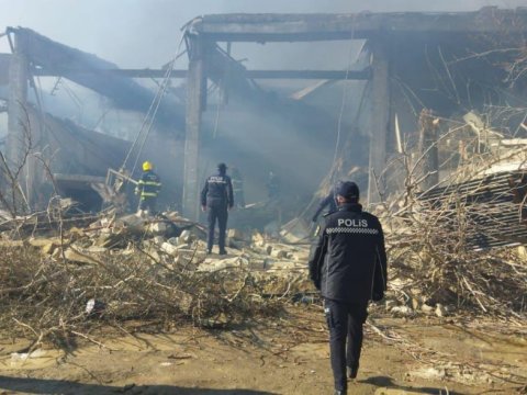 Bakıda güclü partlayış - VİDEO/FOTO