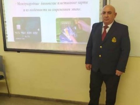 UNEC-in professoru Belarusda mühazirə oxudu