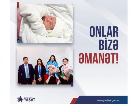 Şəhidin yeni doğulmuş körpəsinin hesabına pul köçürüldü