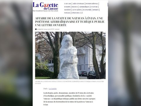 Natəvanın heykəli ilə bağlı açıq məktub