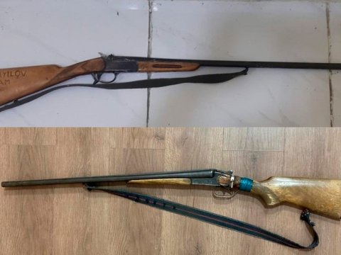 Daha iki qanunsuz silah götürüldü