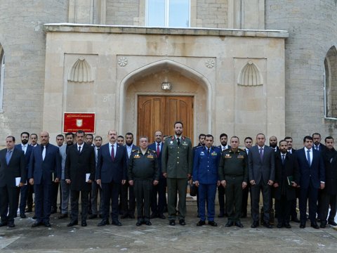 Krallıq nümayəndələri Milli Müdafiə Universitetində - FOTO