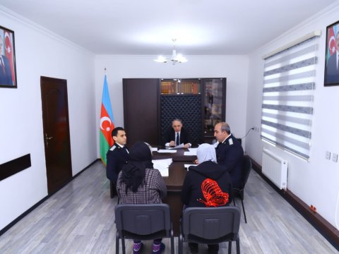 Baş prokuror Beyləqanda vətəndaşları qəbul etdi - FOTO