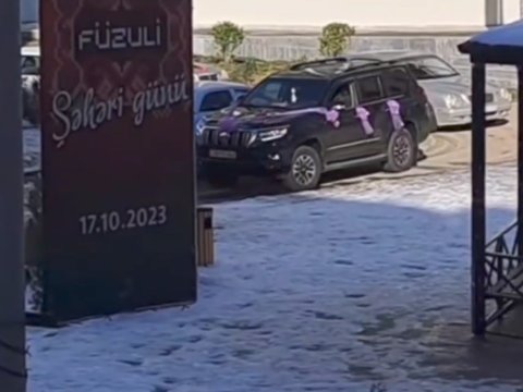 Füzulidə ilk toy mərasimi - VİDEO