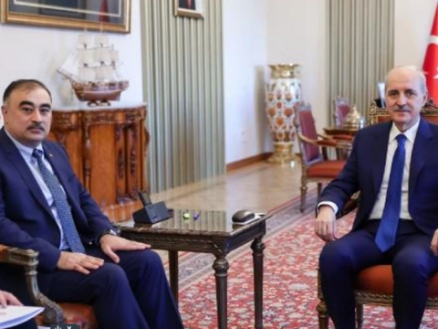 Numan Kurtulmuş Azərbaycan səfiri ilə görüşdü