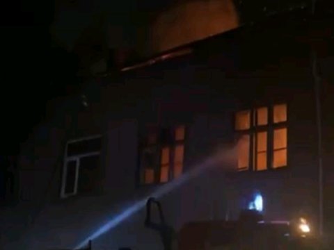 Yanğın zamanı bir neçə nəfər tüstüdən zəhərlənib
