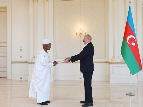 İlham Əliyev yeni səfirin etimadnaməsini qəbul etdi - FOTO