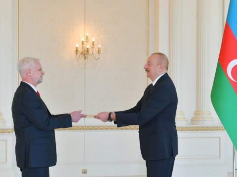 ABŞ-nin yeni səfiri Prezidentin qəbulunda - FOTOLAR