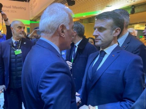 Makron Ermənistan prezidenti ilə BİR ARADA