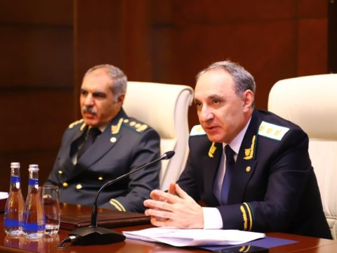 Hərbi Prokurorluqda kollegiya iclası keçirildi