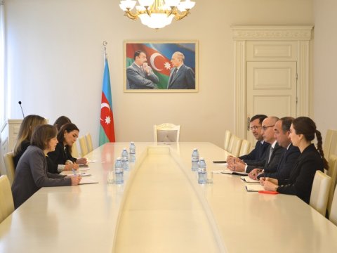 Dövlət Komitəsində xarici qonaqlarla görüş keçirildi - FOTO