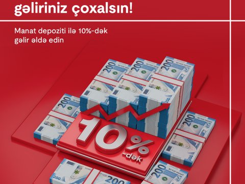 Kapital Bank depozit faizlərini 10%-ə qaldırdı